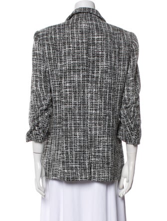 Cinq à Sept Tweed Pattern Blazer