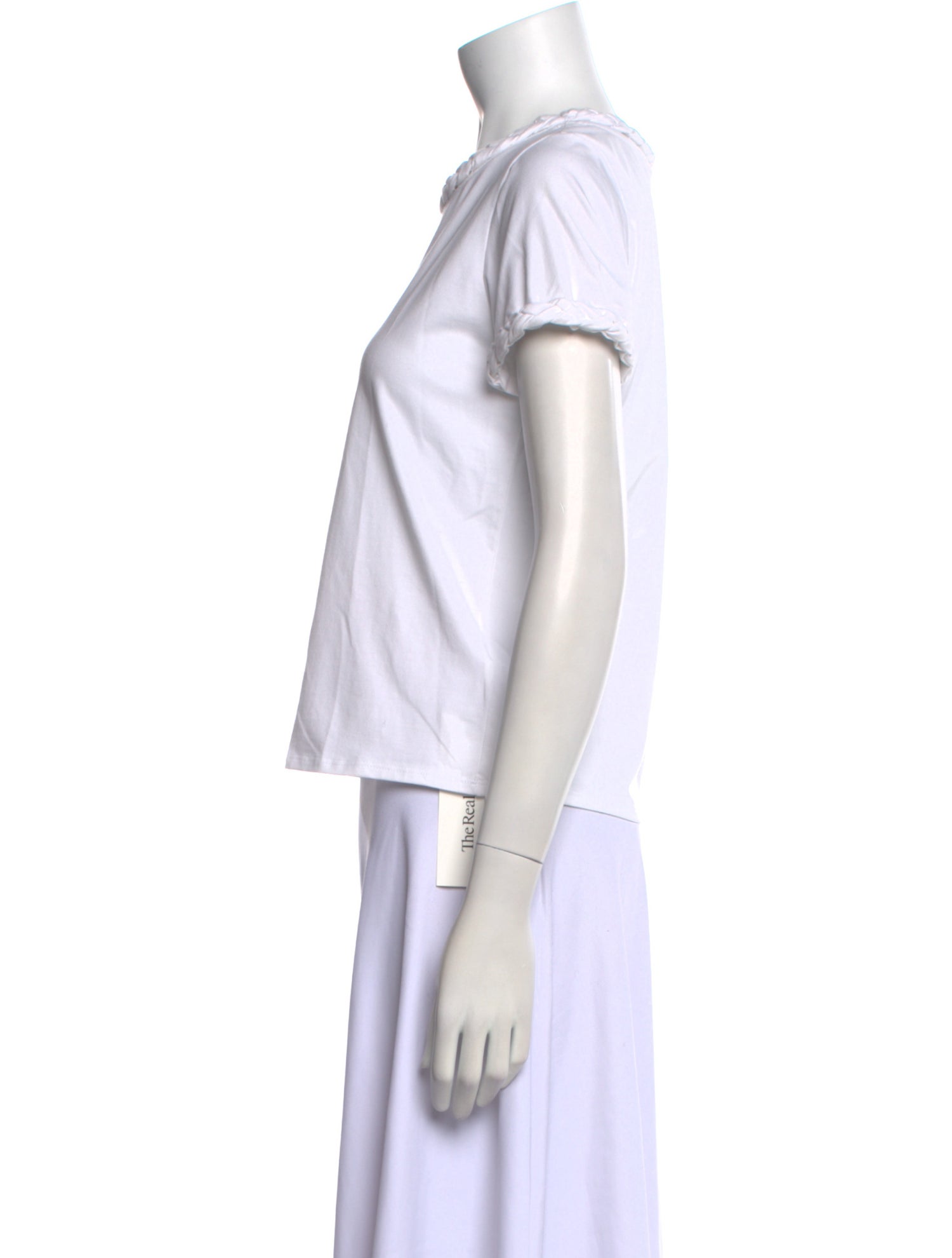 Cinq à Sept Bateau Neckline Short Sleeve T-Shirt