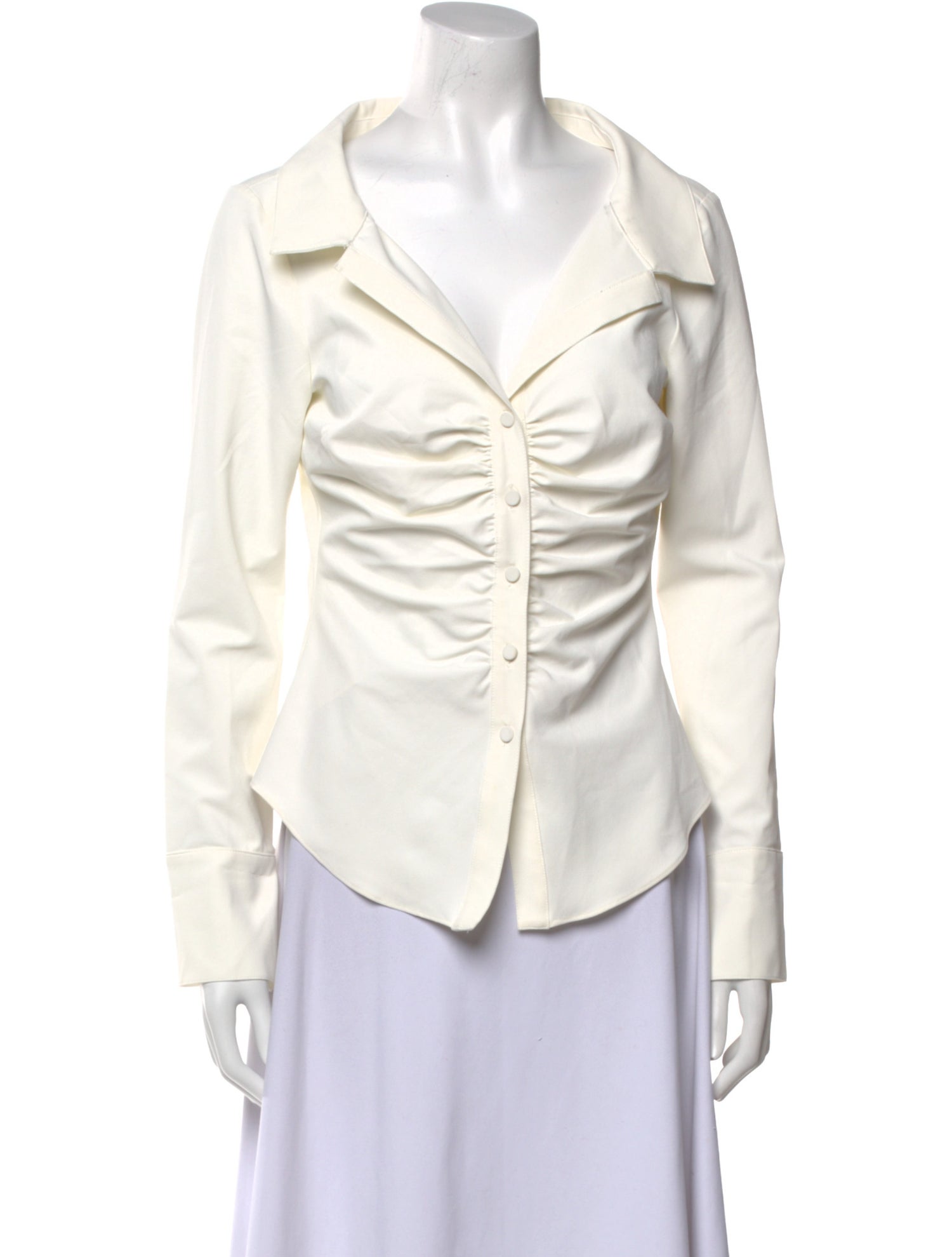 Cinq à Sept Long Sleeve Button-Up Top