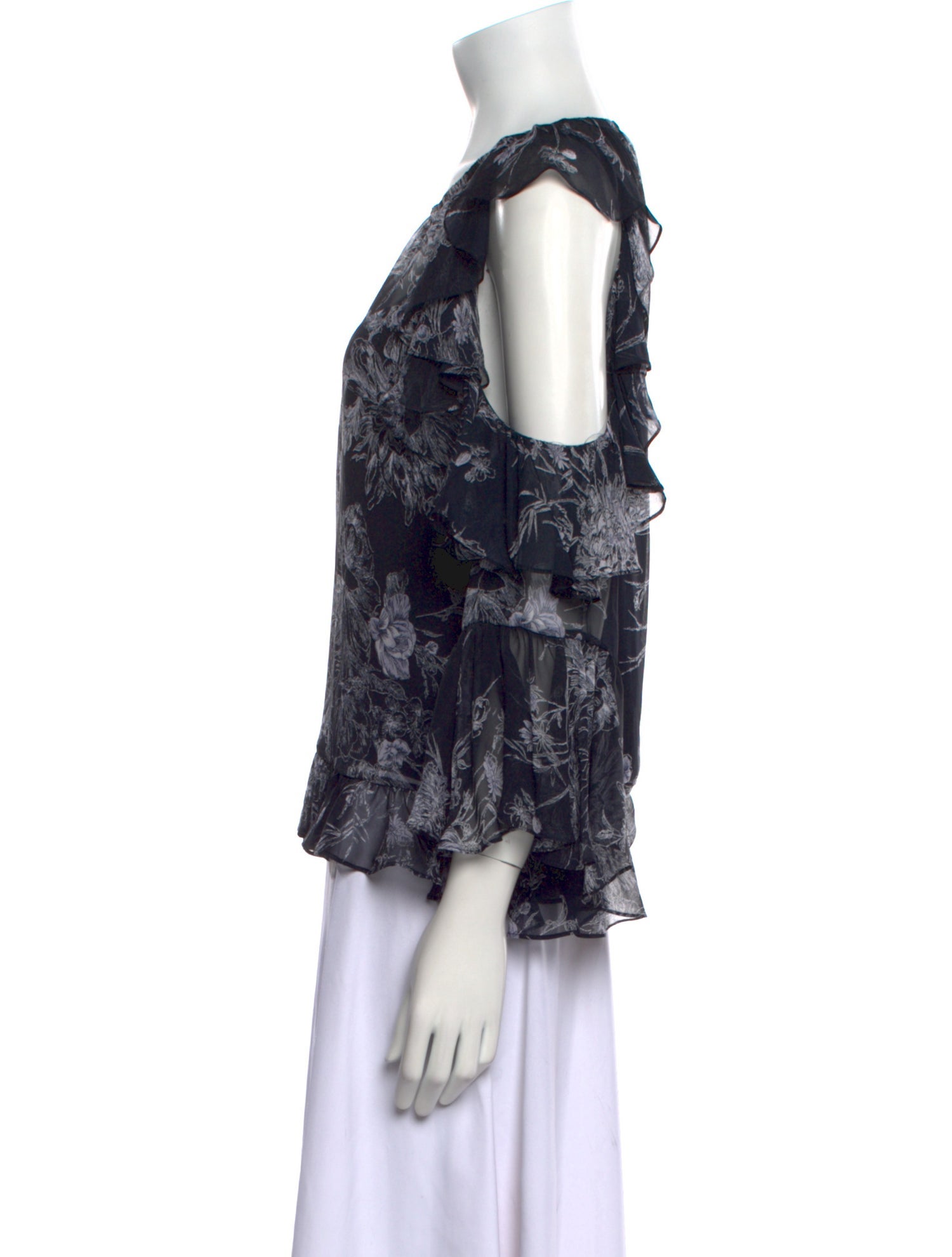 Cinq à Sept Silk Printed Blouse