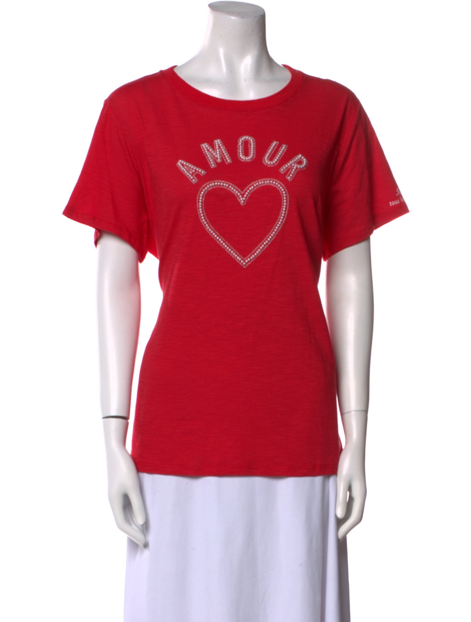 Cinq à Sept Graphic Print Crew Neck T-Shirt