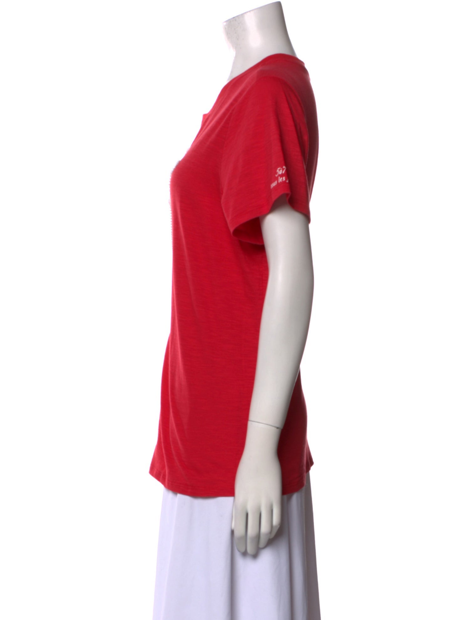 Cinq à Sept Graphic Print Crew Neck T-Shirt