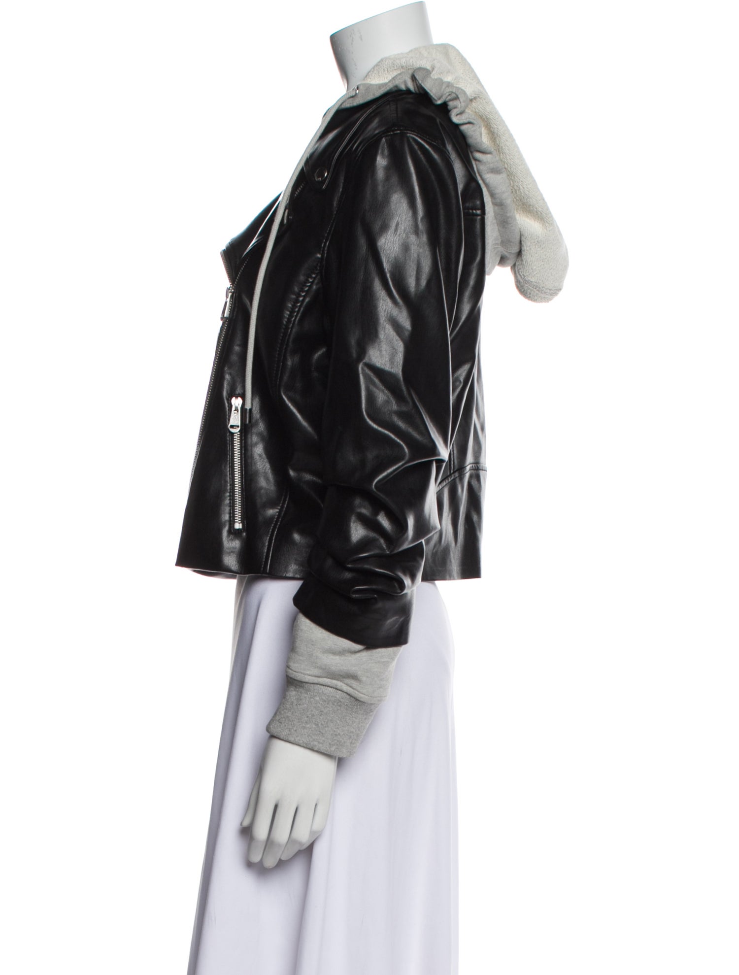 Cinq à Sept Leather Biker Jacket