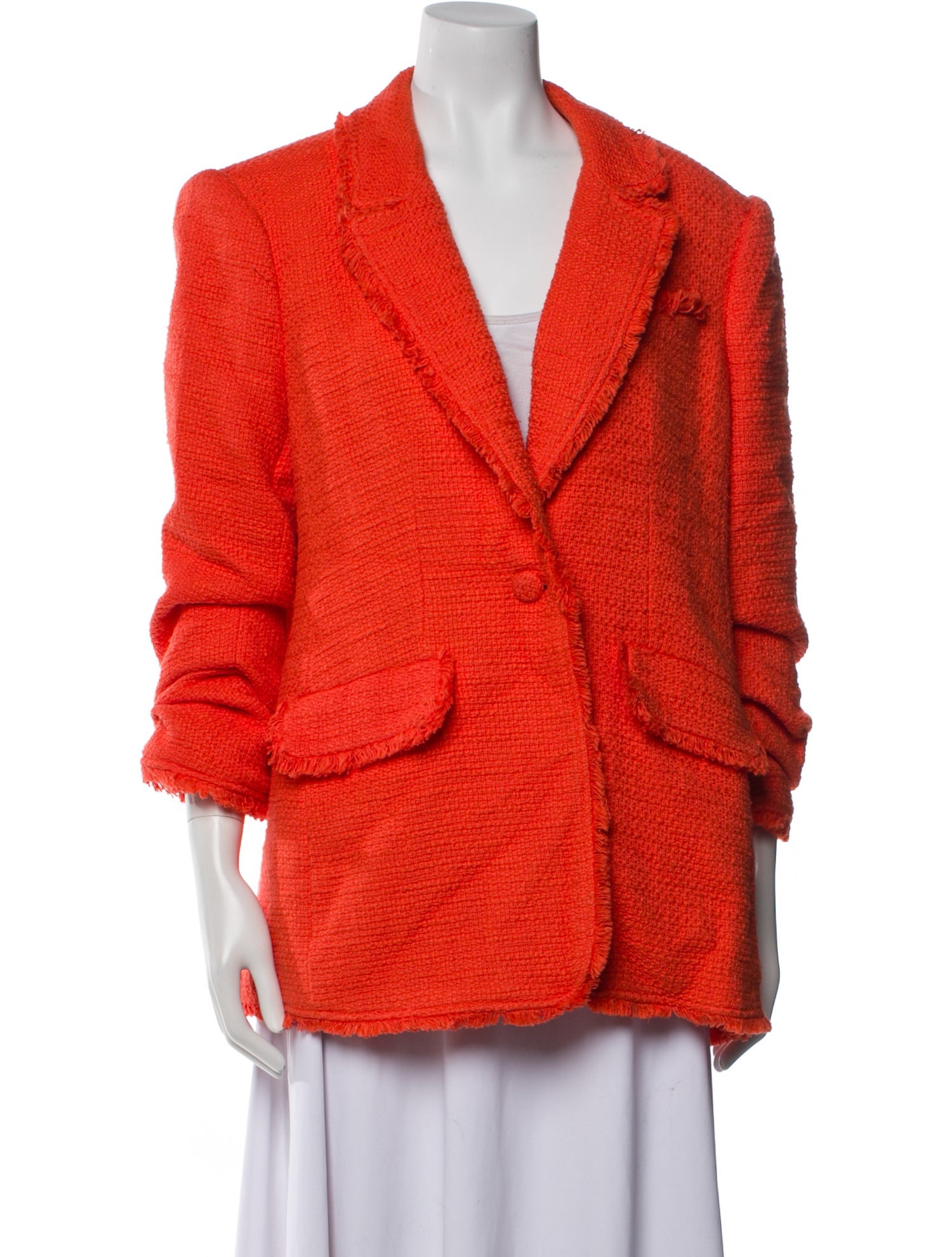 Cinq à Sept Tweed Pattern Blazer