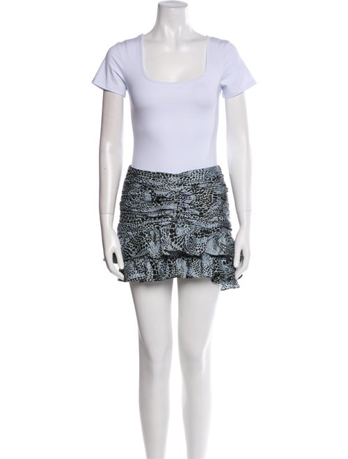 Cinq à Sept Animal Print Skirt Set