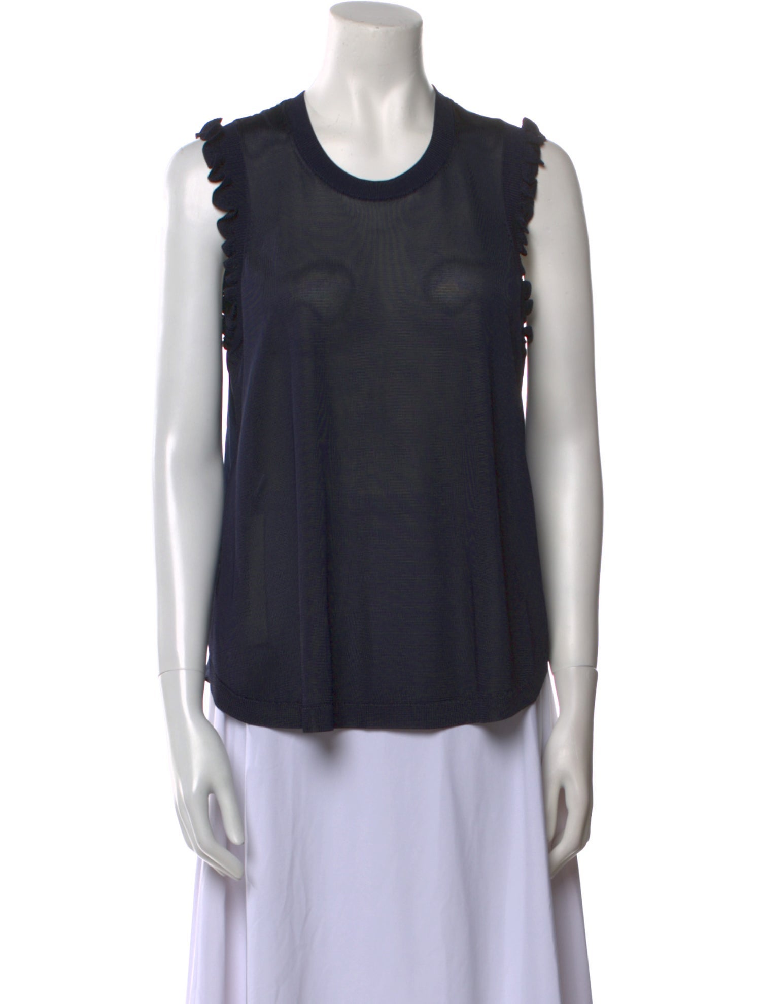 Cinq à Sept Silk Scoop Neck Top