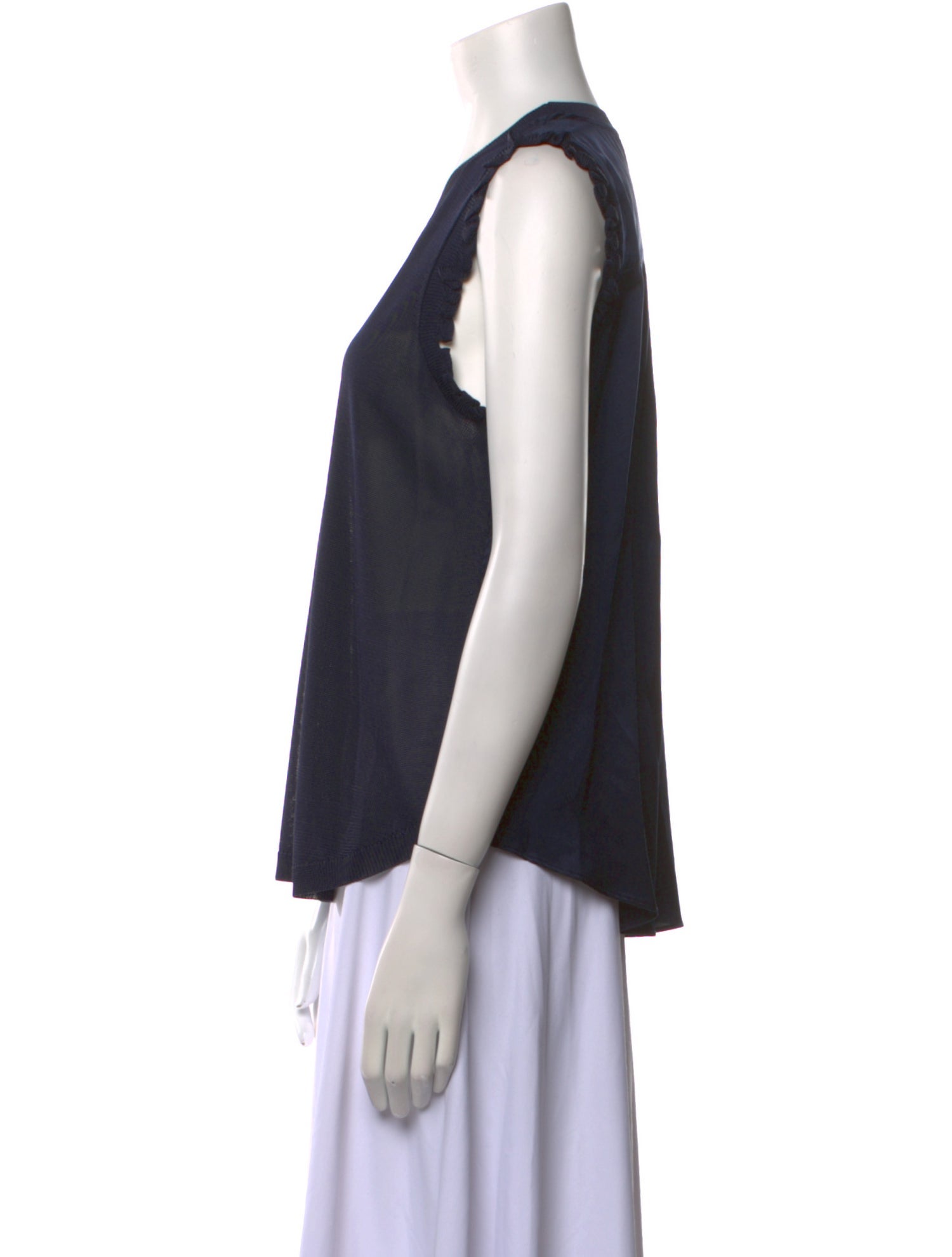 Cinq à Sept Silk Scoop Neck Top