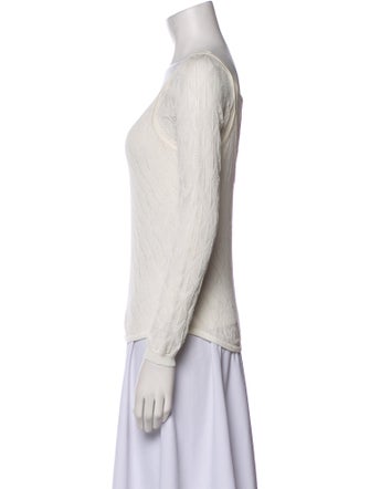 Cinq à Sept Square Neckline Three-Quarter Sleeve Tank Top