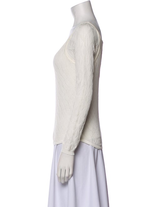 Cinq à Sept Square Neckline Three-Quarter Sleeve Tank Top