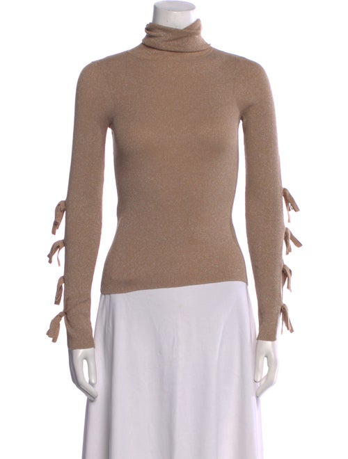 Cinq à Sept Nylon Turtleneck Sweater