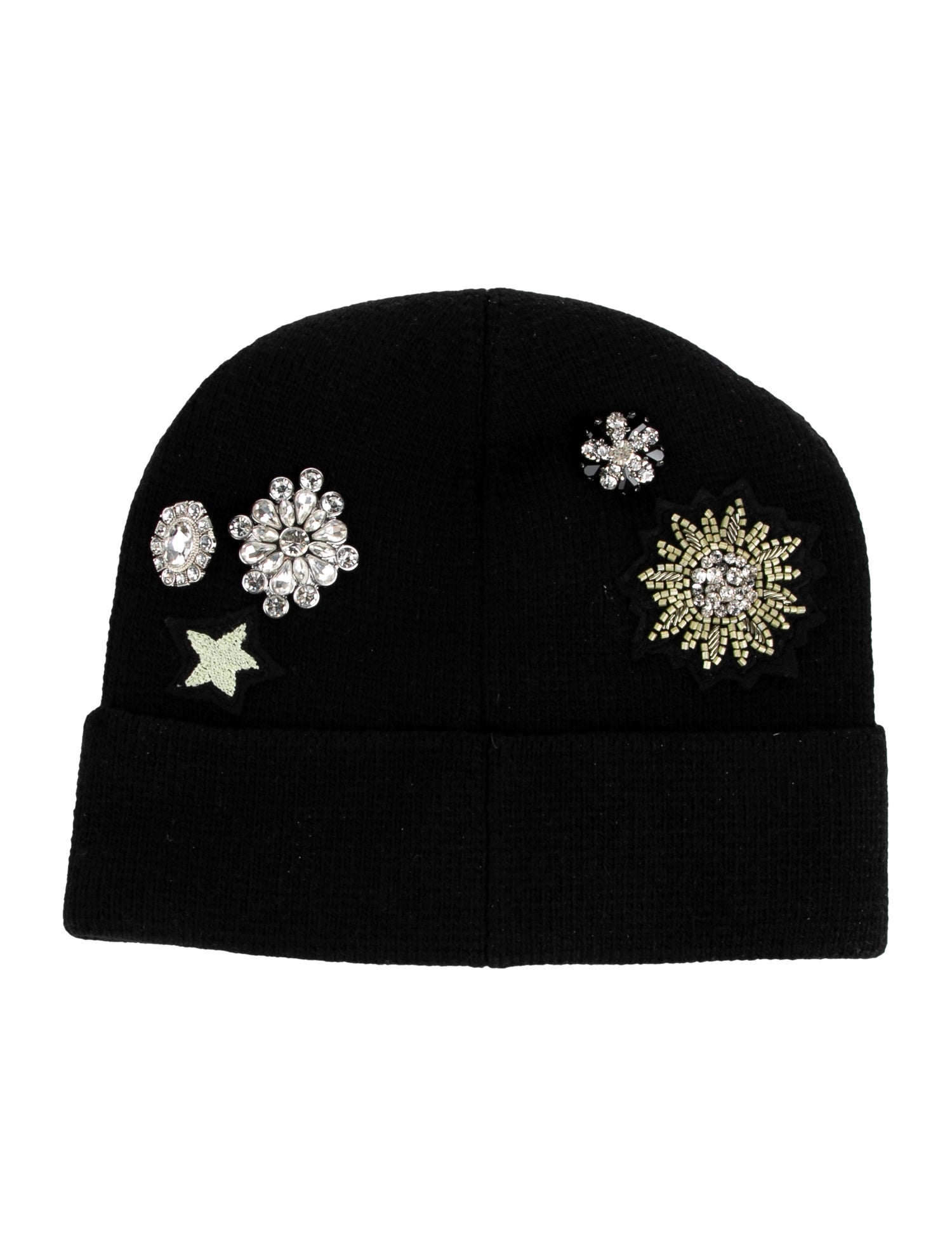 Cinq à Sept Embellished Knit Hat w/Tags