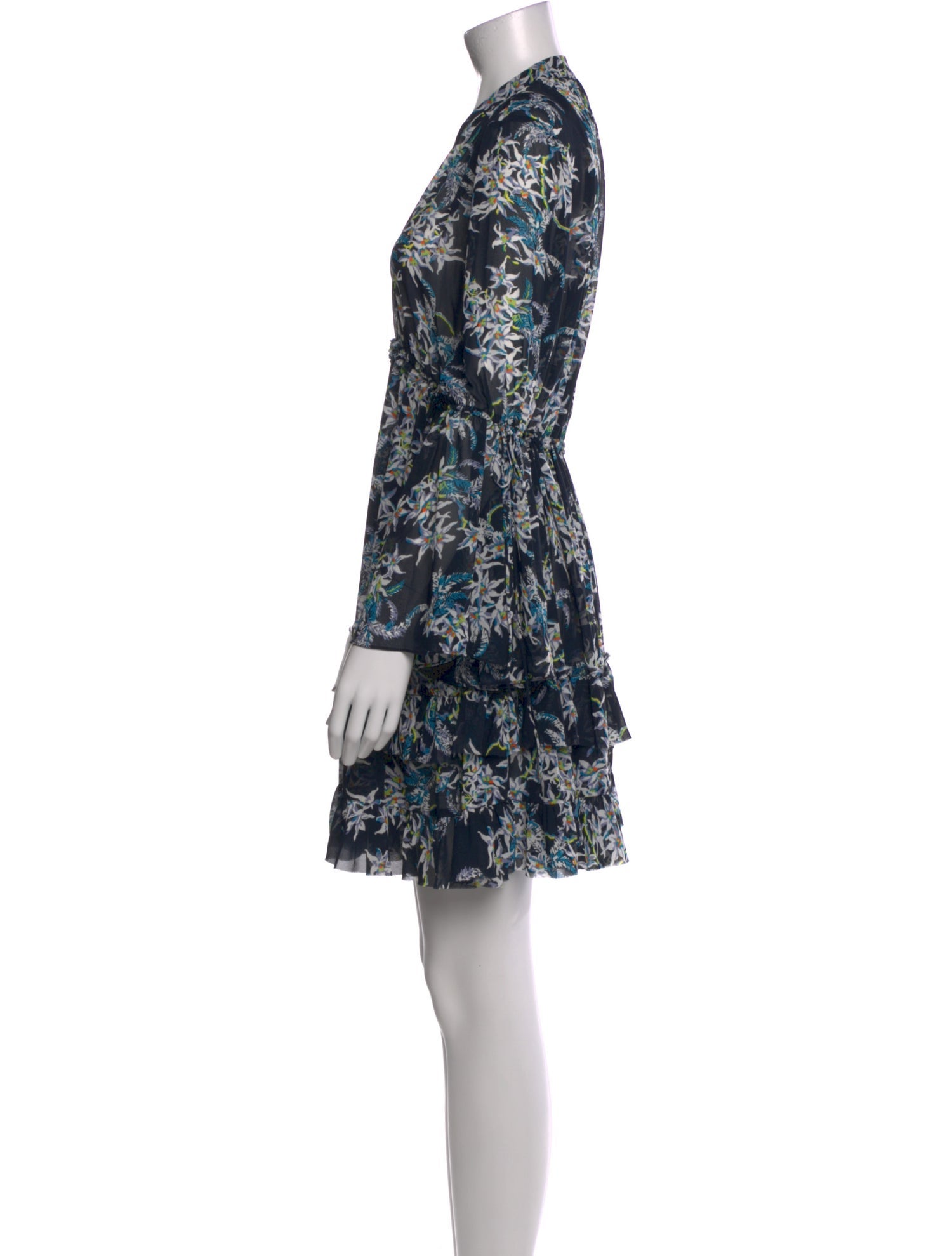 Cinq à Sept Floral Print Mini Dress