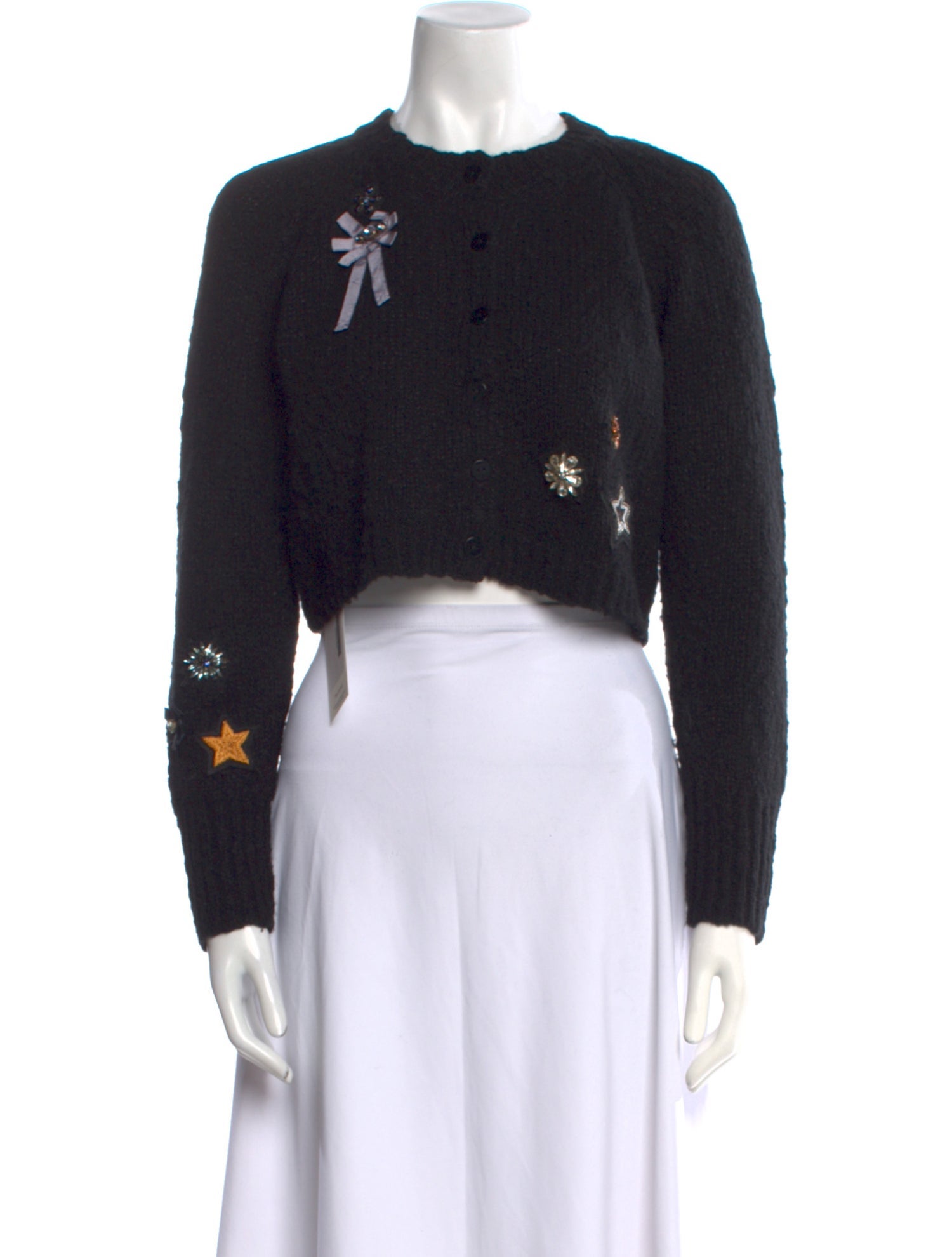 Cinq à Sept Wool Graphic Print Sweater