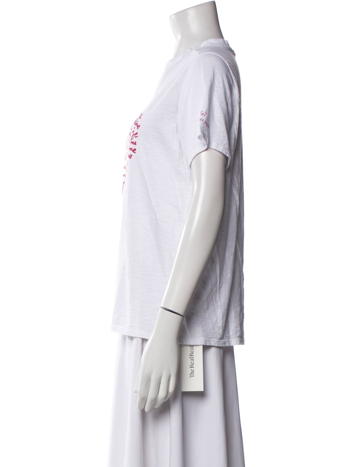 Cinq à Sept Graphic Print Crew Neck T-Shirt