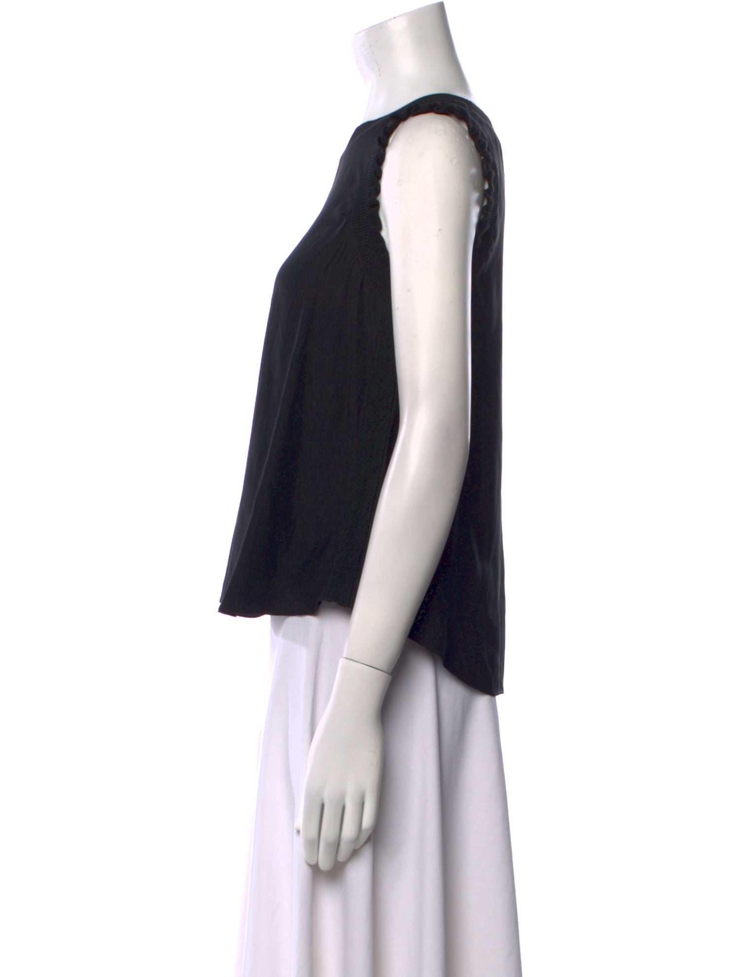 Cinq à Sept Silk Crew Neck Top