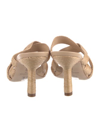 Cinq à Sept Raffia Slides