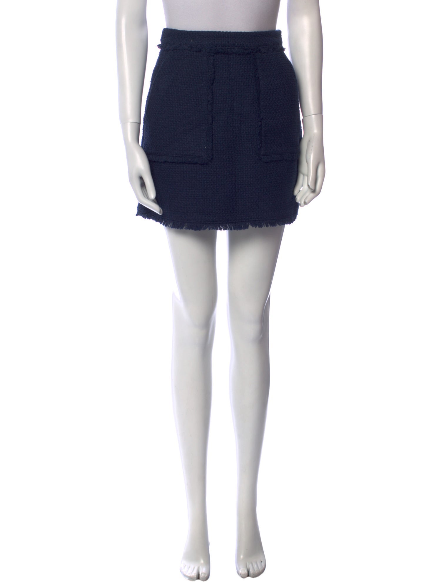 Cinq à Sept Ruffle Embellishment Mini Skirt