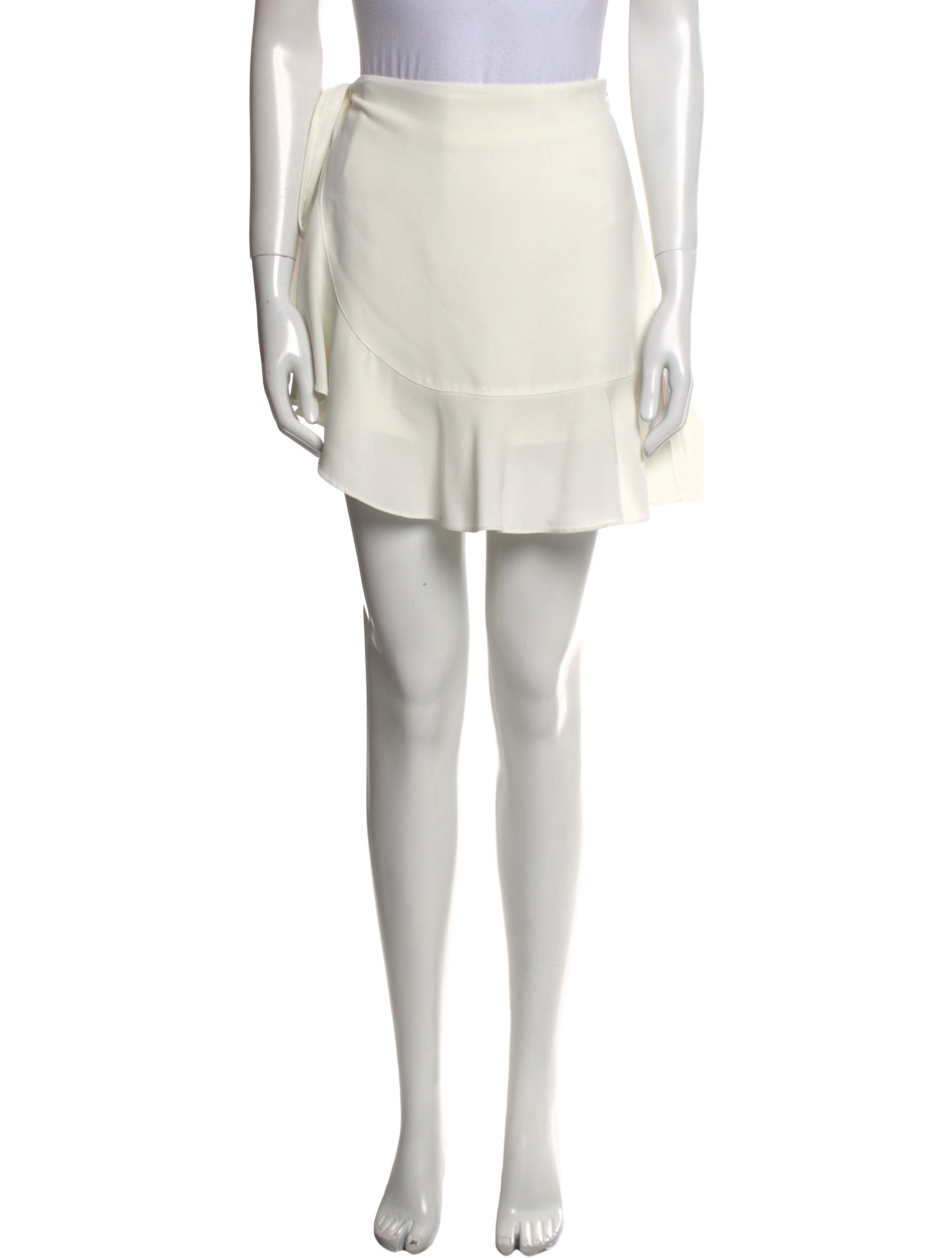 Cinq à Sept Ruffle Embellishment Mini Skirt