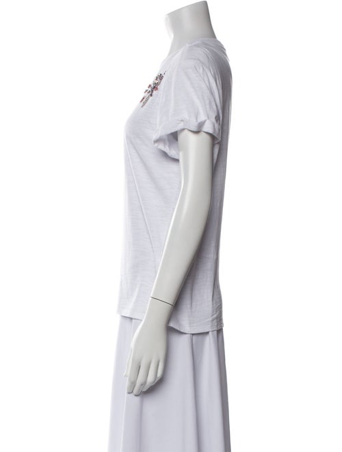 Cinq à Sept Graphic Print Crew Neck T-Shirt