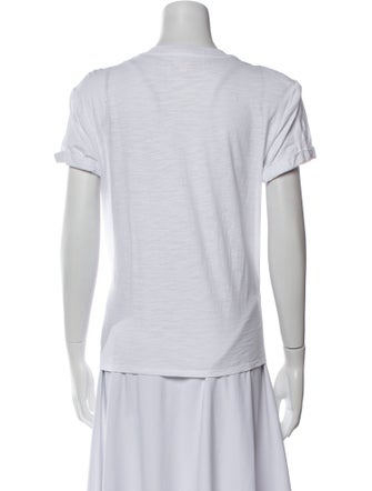 Cinq à Sept Graphic Print Crew Neck T-Shirt