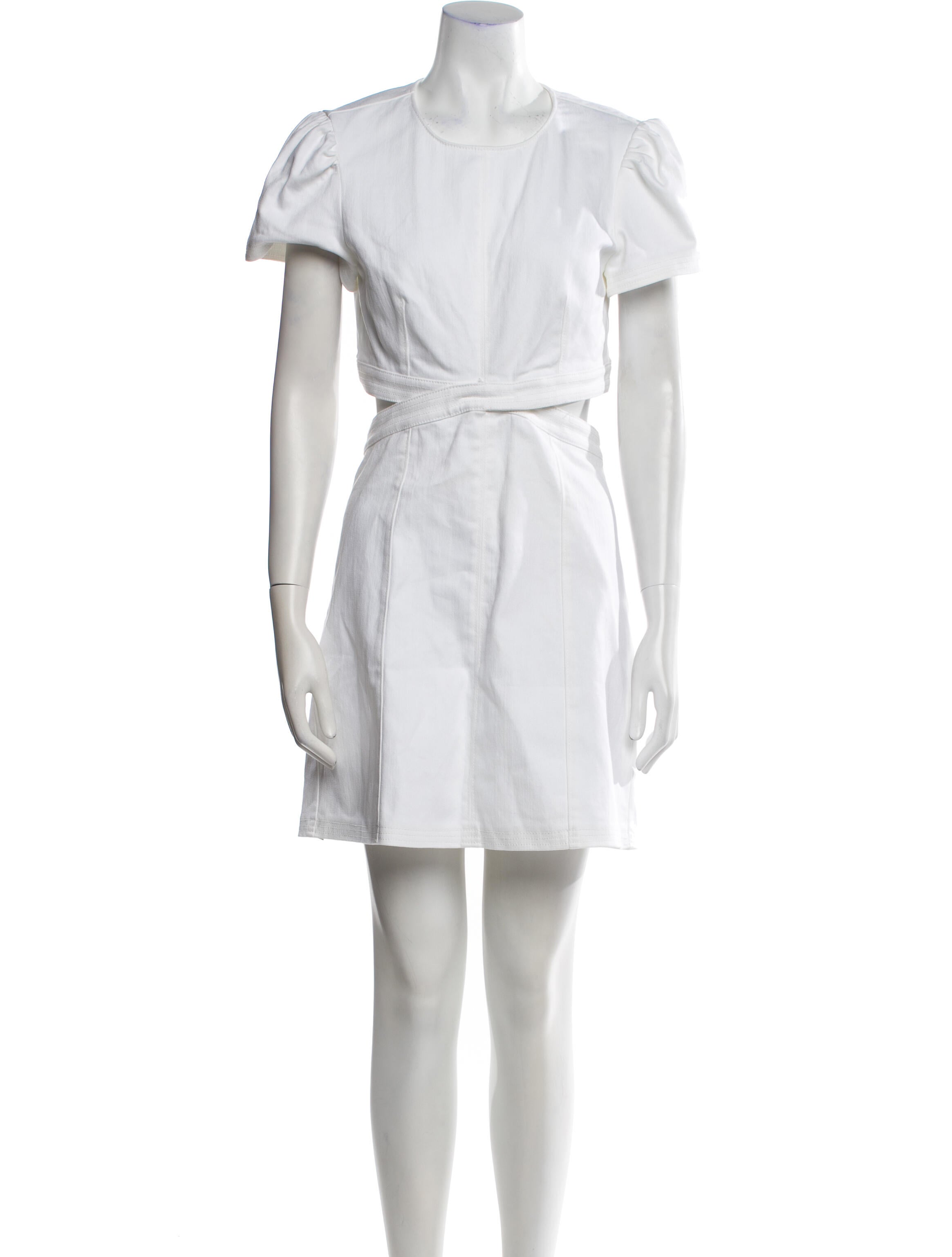 Cinq à Sept Crew Neck Mini Dress