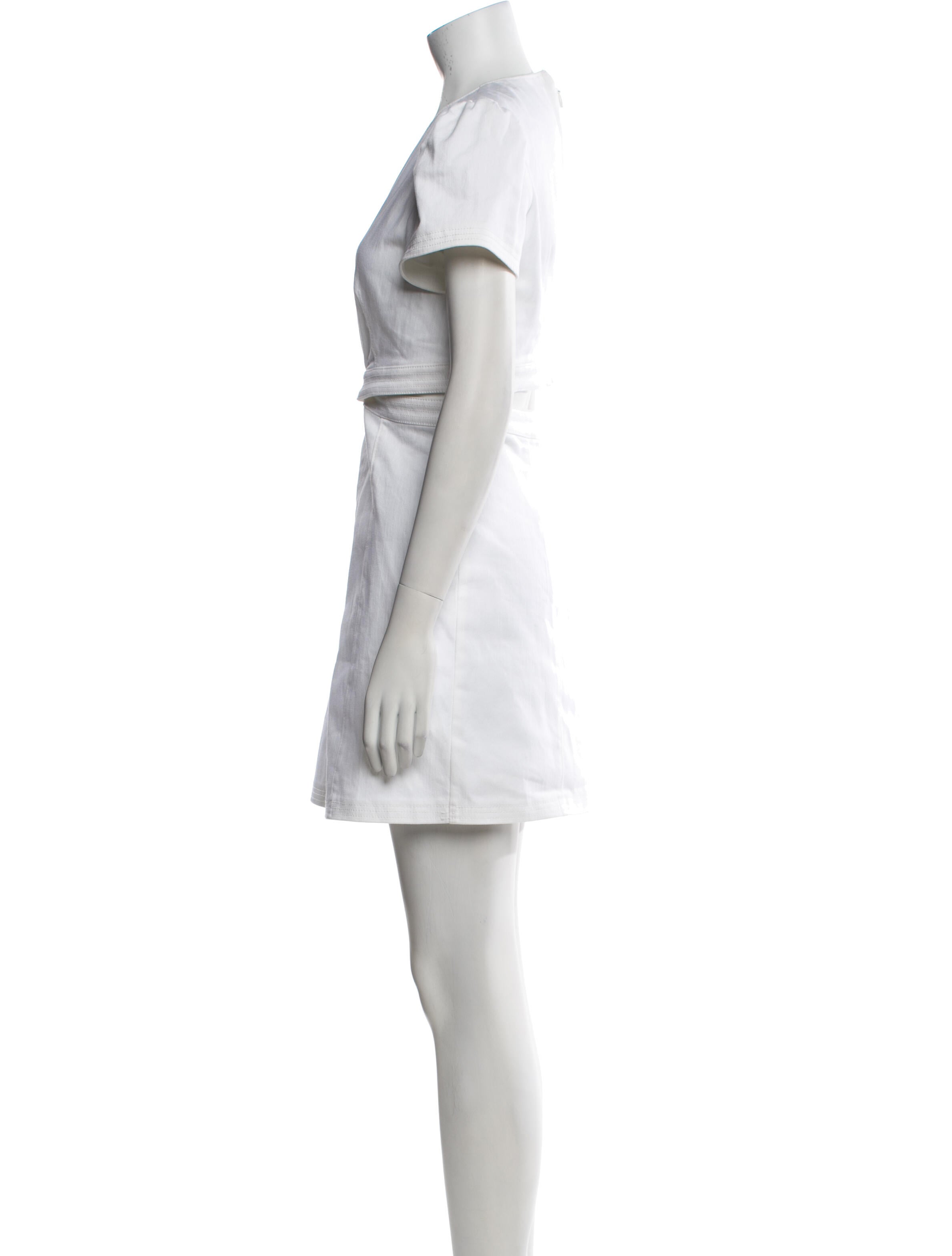 Cinq à Sept Crew Neck Mini Dress