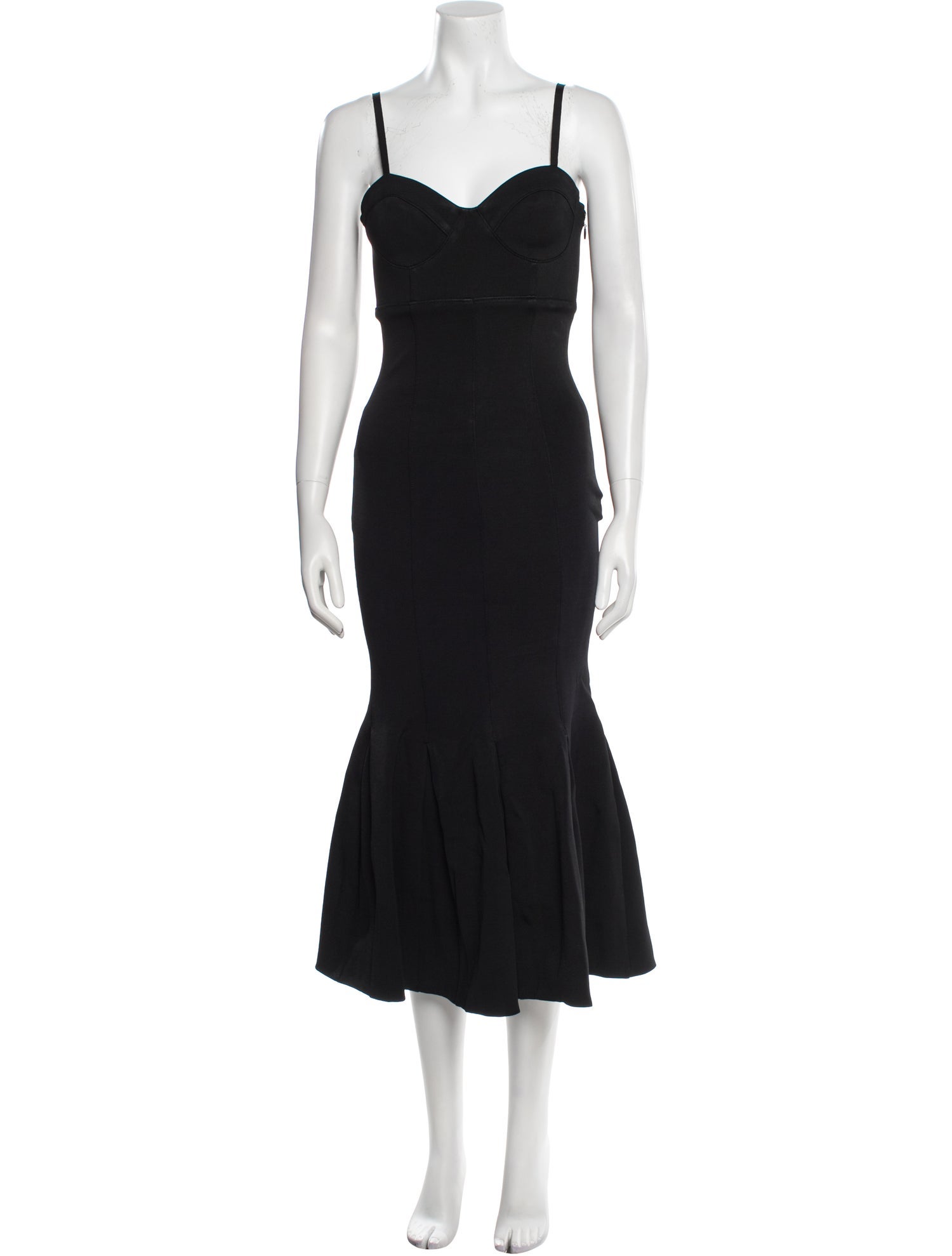 Cinq à Sept Square Neckline Long Dress