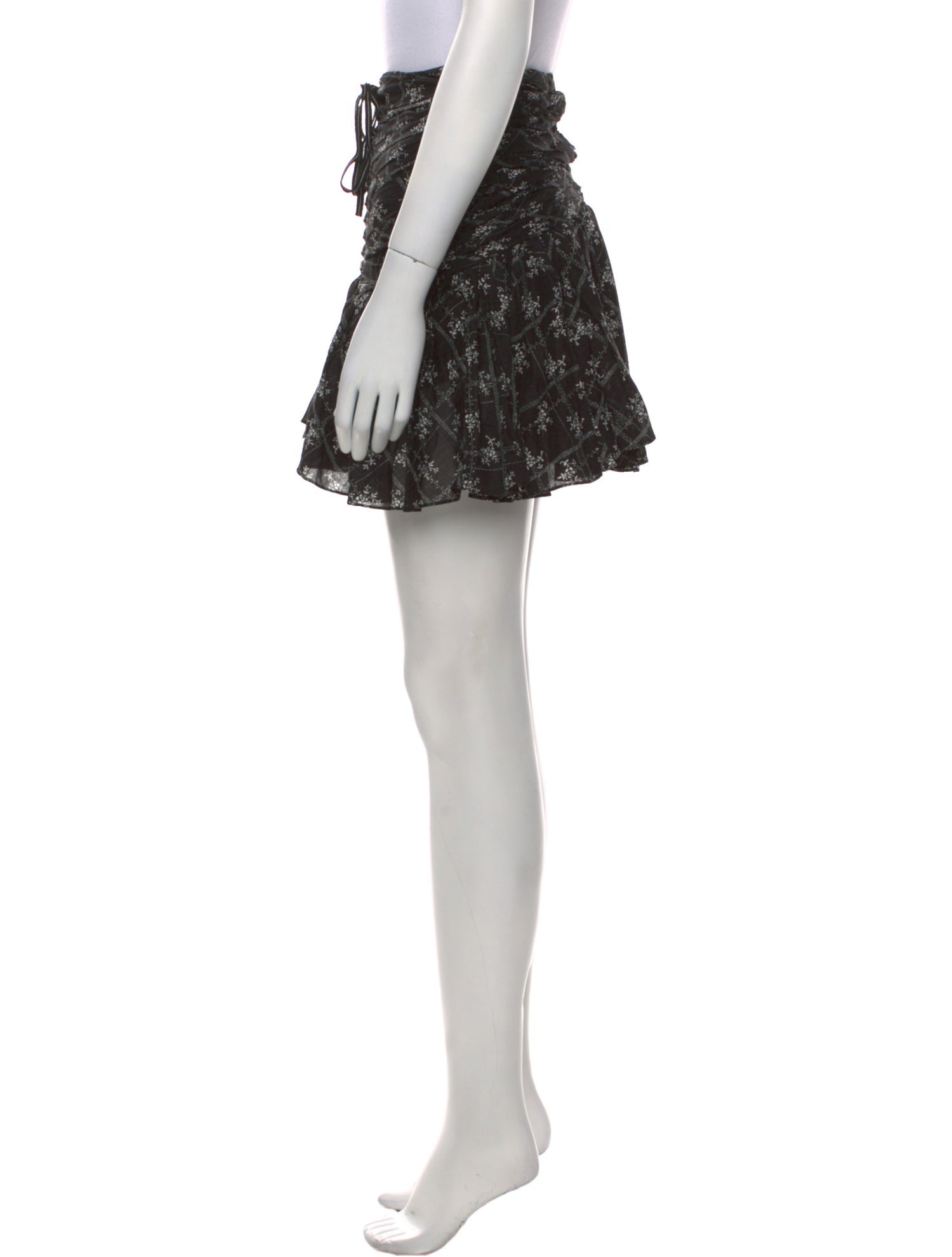 Cinq à Sept Floral Print Mini Skirt