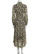 Cinq à Sept Floral Print Midi Length Dress