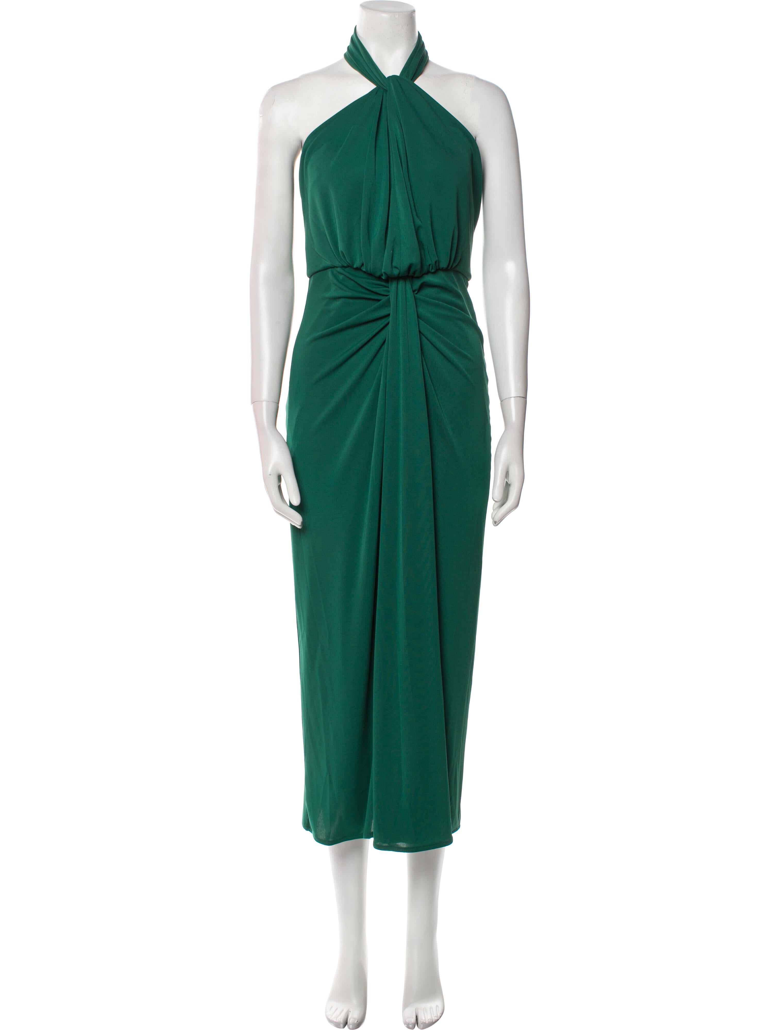 Cinq à Sept Halterneck Midi Length Dress