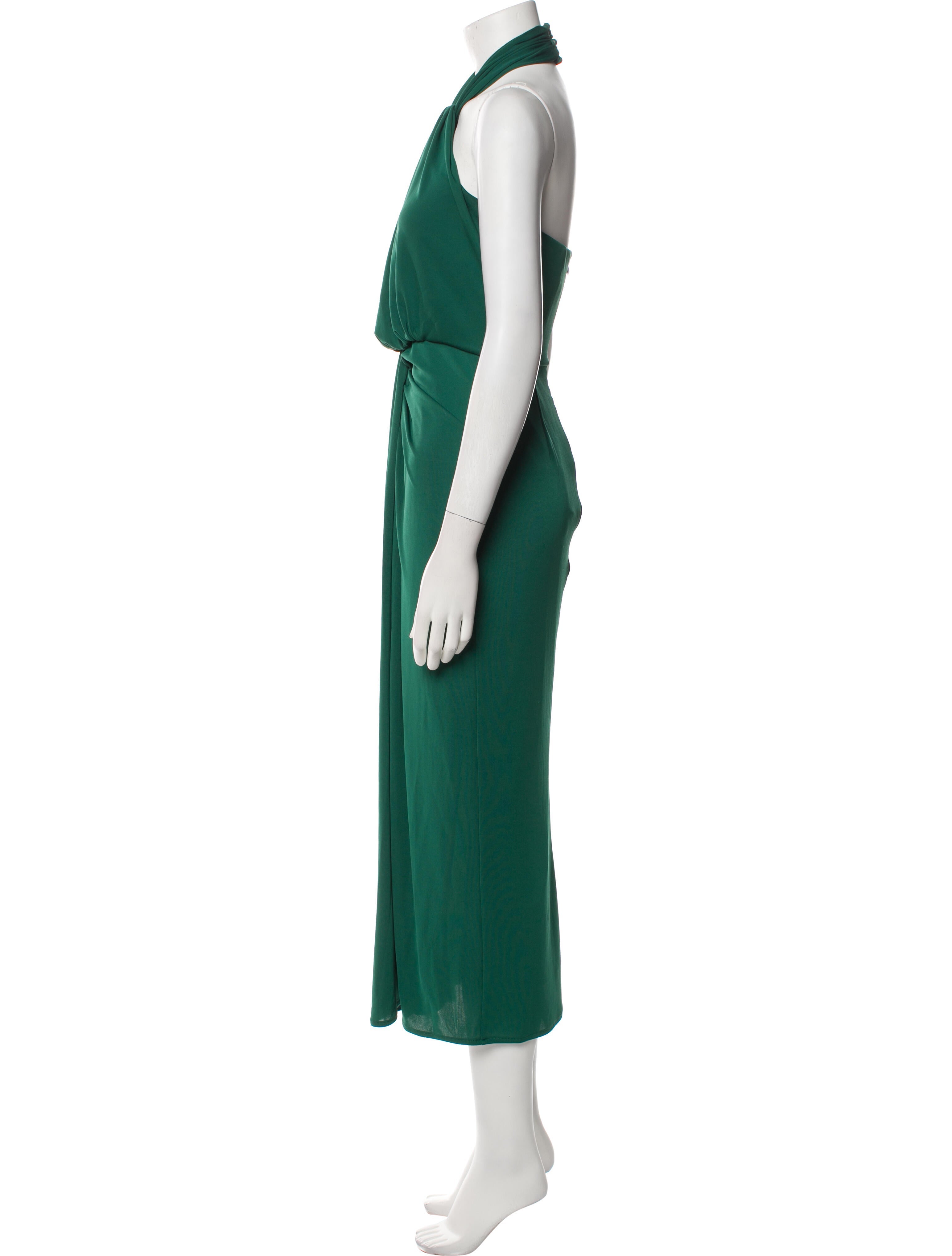 Cinq à Sept Halterneck Midi Length Dress