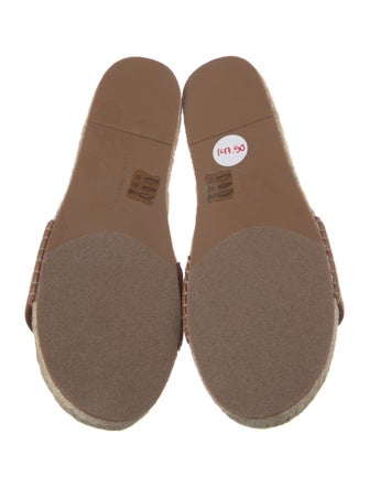 Cinq à Sept Canvas Embroidered Accent Espadrilles