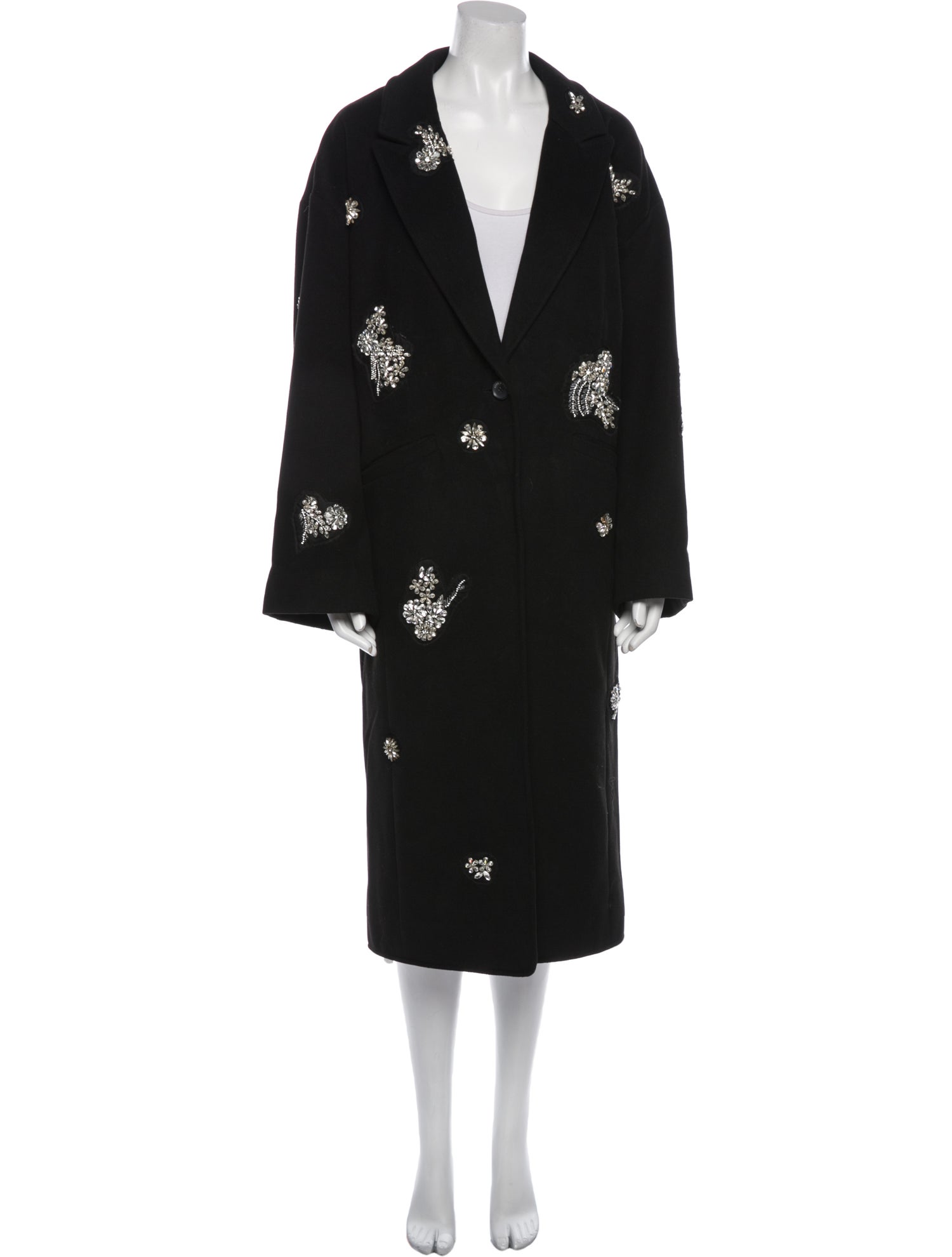 Cinq à Sept Floral Print Trench Coat