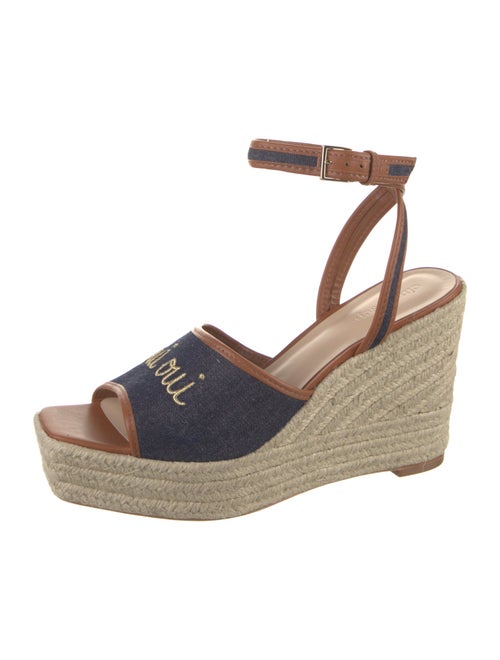 Cinq à Sept Denim Printed Espadrilles