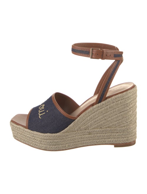 Cinq à Sept Denim Printed Espadrilles