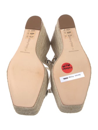 Cinq à Sept Leather Studded Accents Espadrilles