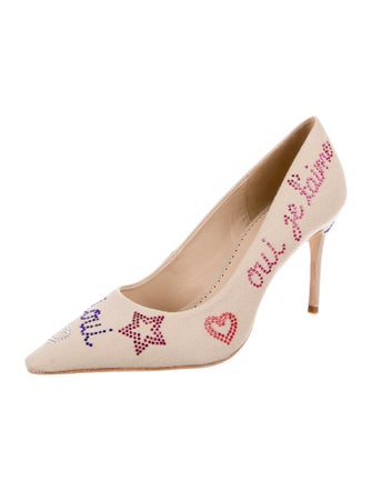 Cinq à Sept Canvas Printed Pumps