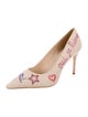 Cinq à Sept Canvas Printed Pumps