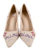 Cinq à Sept Canvas Printed Pumps