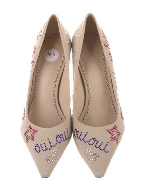 Cinq à Sept Canvas Printed Pumps