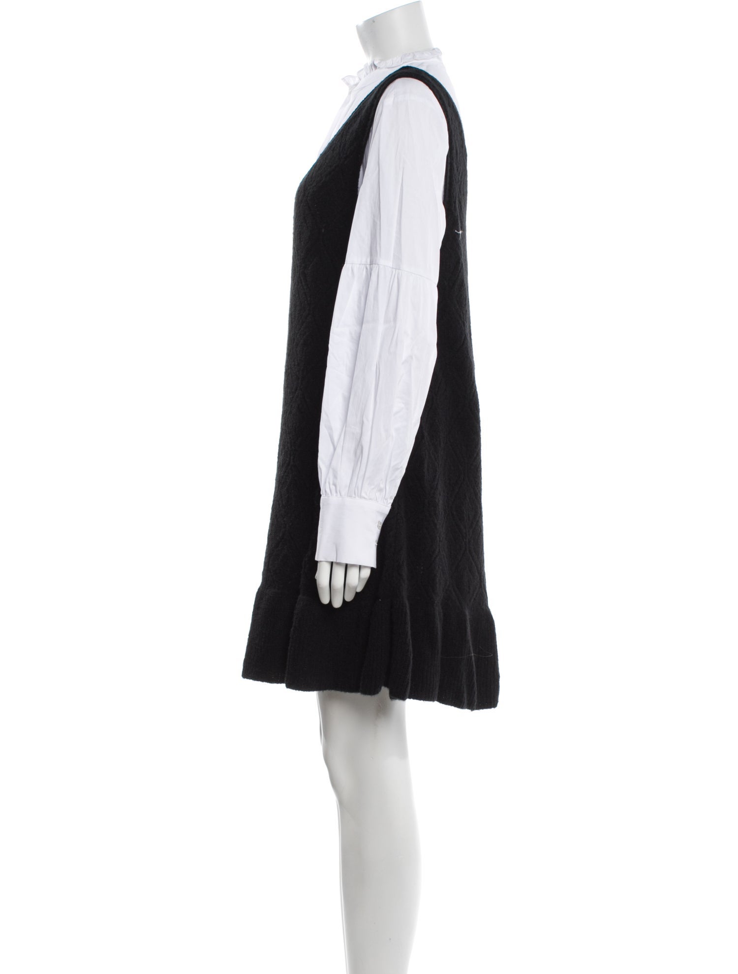 Cinq à Sept V-Neck Mini Dress