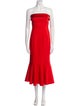 Cinq à Sept Strapless Midi Length Dress