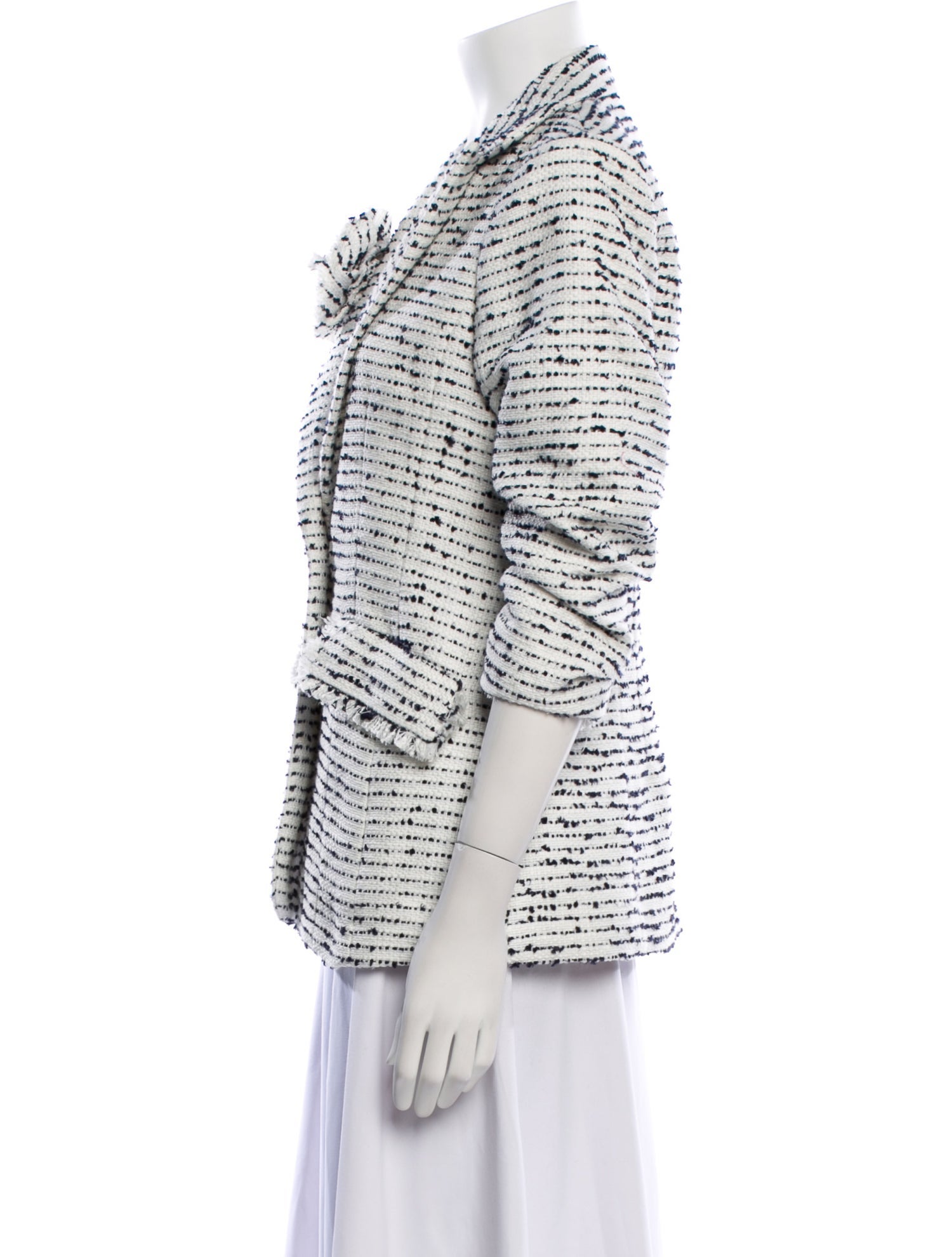 Cinq à Sept Striped Evening Jacket