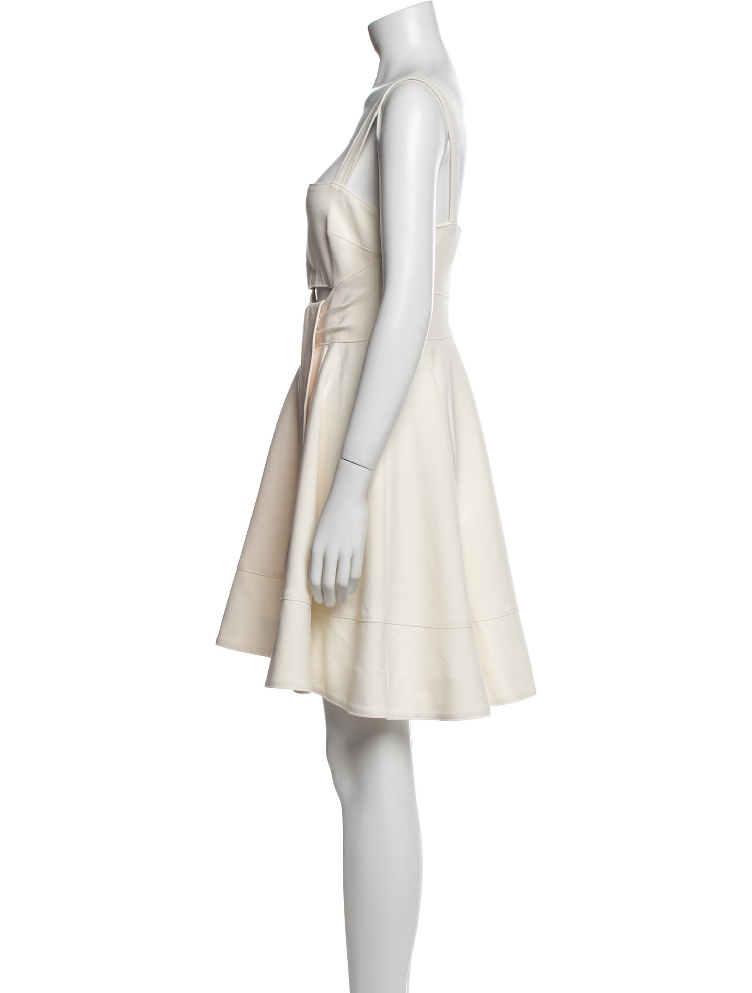 Cinq à Sept Square Neckline Mini Dress