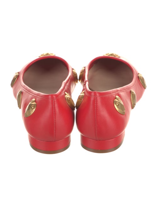 Cinq à Sept Leather Graphic Print Flats