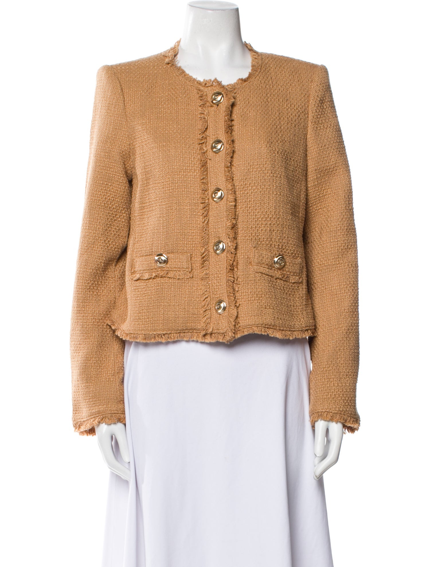 Cinq à Sept Tweed Pattern Evening Jacket w/ Tags