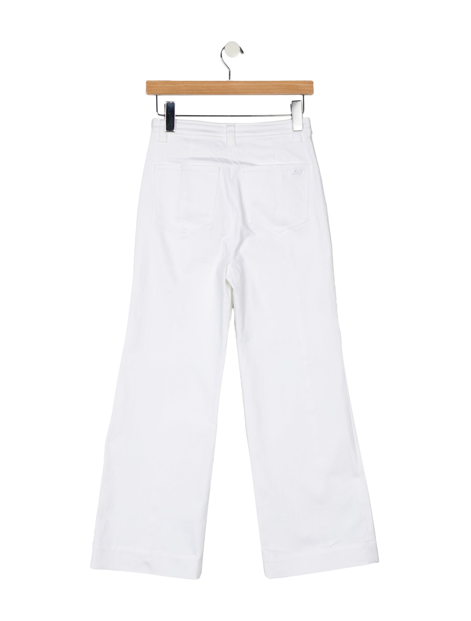 Cinq à Sept Mid-Rise Wide Leg Jeans