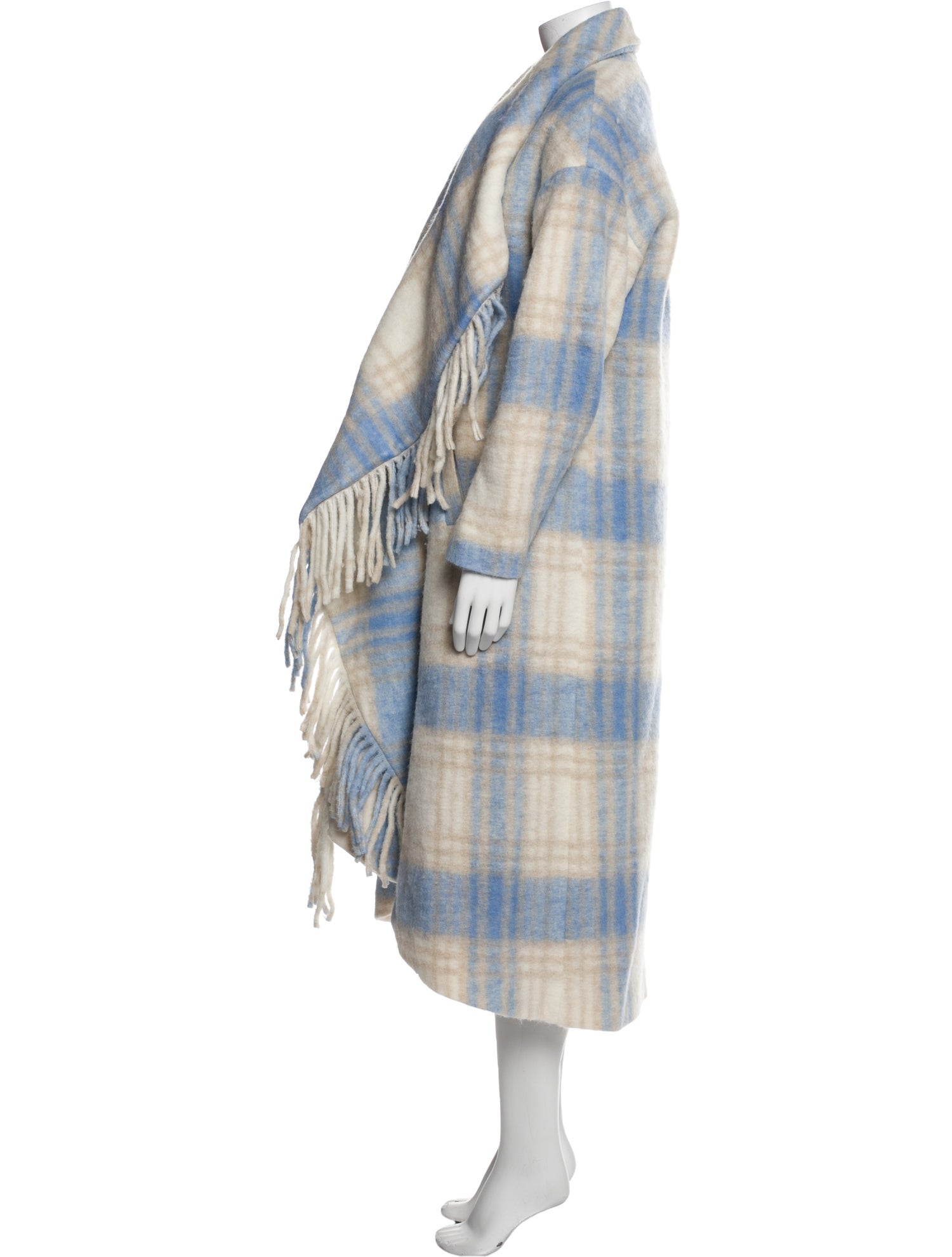 Cinq à Sept Plaid Print Coat w/ Tags