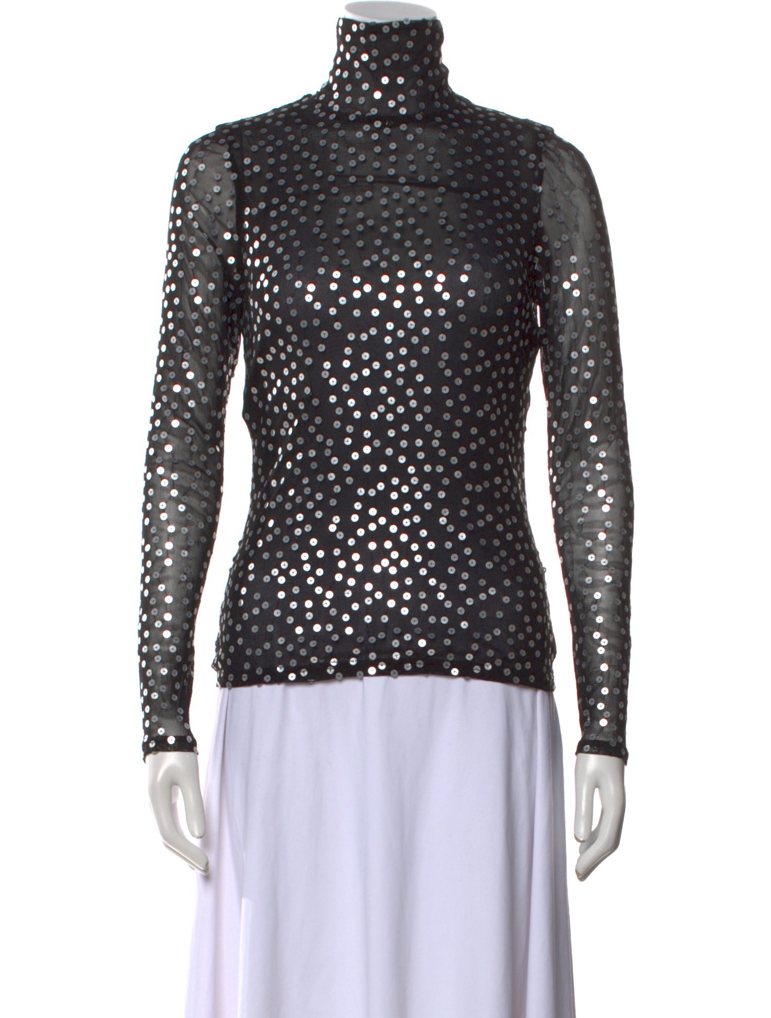 Cinq à Sept Turtleneck Long Sleeve Top