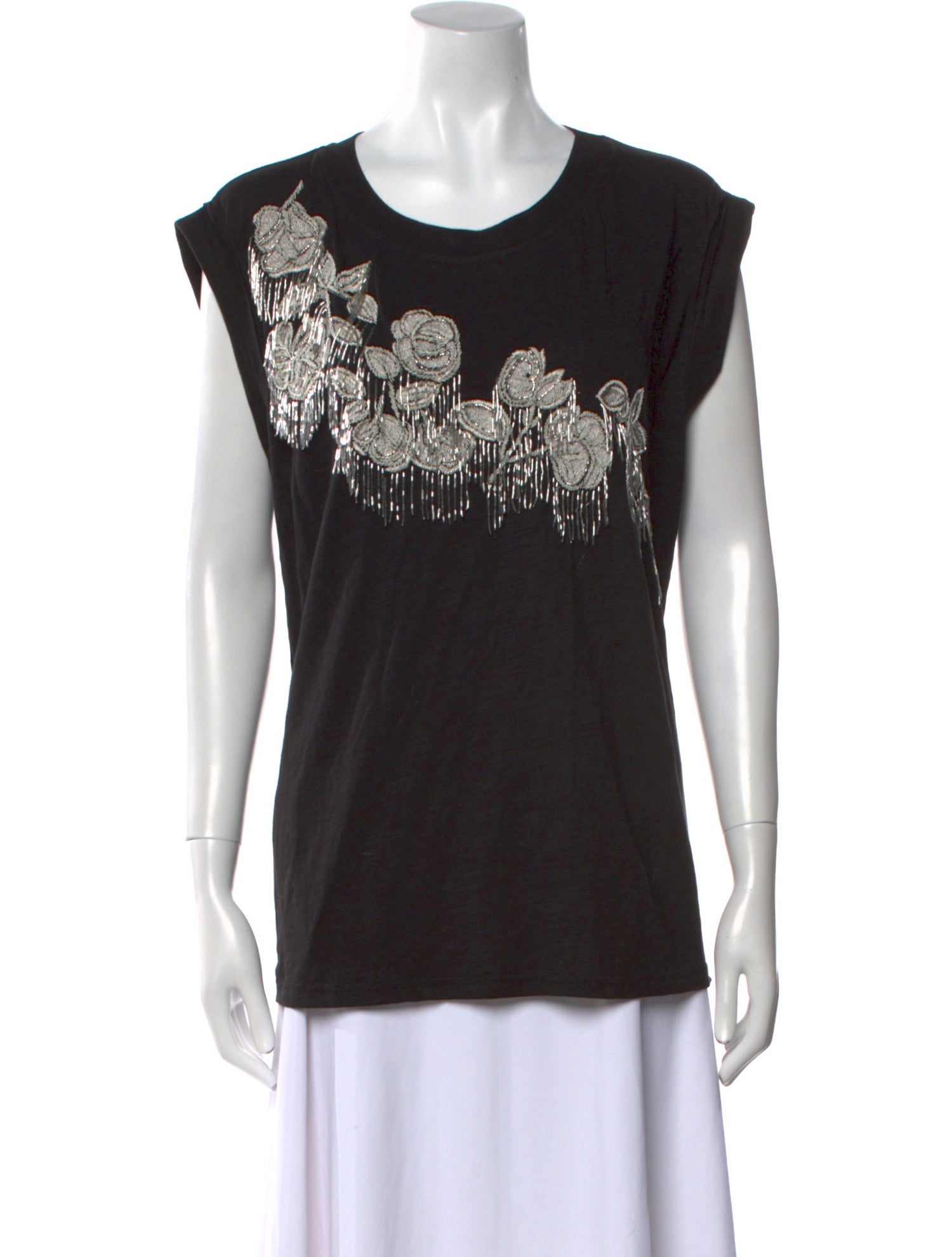 Cinq à Sept Graphic Print Scoop Neck T-Shirt